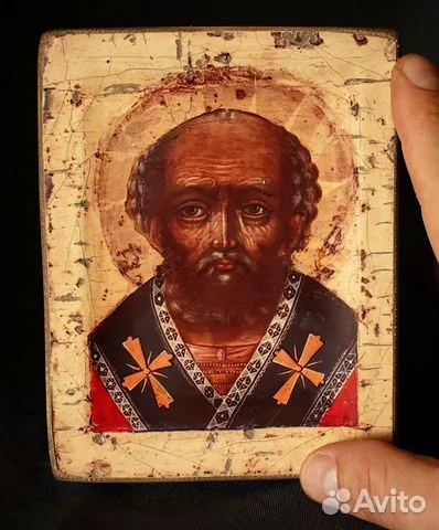 Св. Николай Чудотворец. Икона. 15*13 — красивый подарок