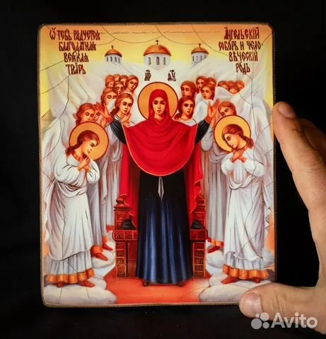 Икона "О тебе радуется и собор Архангелов" — оригинальный подарок