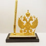 Подарочный письменный набор "Держава". Позолоченный — фотография 2