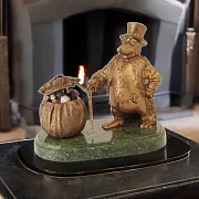 Фигурка «Крот банкир» из бронзы и камня — красивый подарок — фотография 1