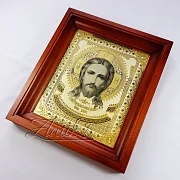 Икона Иисуса Христа /в киоте/. Златоуст — необычный подарок — фотография 2