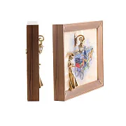 Бронзовая картина «Связь времён. Девушка с зонтиком» с росписью и подсветкой — оригинальный подарок — фотография 6