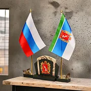 Каменная композиция «Герб» — оригинальный подарок — фотография 1
