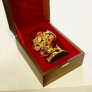 Подарочный бокал для коньяка "Мишки в лесу" — фотография 2