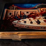 Подарочная икона авторская "Тайная вечеря" Дерево — фотография 5