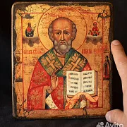 Икона деревянная "Святитель Николай" в подарок — фотография 4