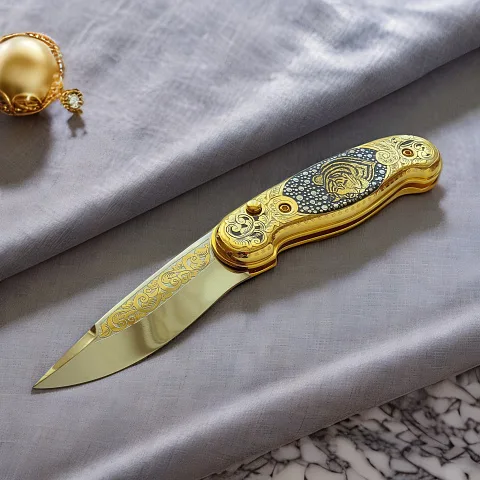 Складной нож «Тигр» из Златоуста — необычный подарок