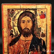 Подарочная икона "Христос Вседержитель" дерево, ручная работа — фотография 7