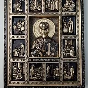 Икона Святой Николай Чудотворец — красивый подарок — фотография 5