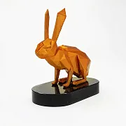 Статуэтка «Кролик» из дизайнерского пластика — красивый подарок — фотография 2