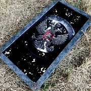 Нарды под стеклом «Сверхдержава» — оригинальный подарок — фотография 4