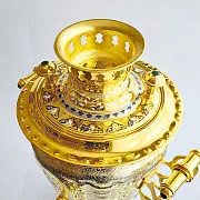 Самовар позолоченный — красивый подарок — фотография 2