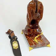 Подарочный нож «Медведь на охоте» — фотография 9