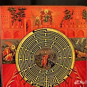 Икона деревянная "Лабиринт Веры" — необычный подарок — фотография 6