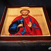 Икона " Святой Феодот (Богдан) Адрианопольский" — оригинальный подарок — фотография 3
