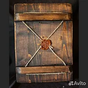 Икона деревянная "Рождество Христово" — красивый подарок — фотография 2