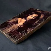 На память: Деревянная икона Спасителя нашего Иисуса Христа — фотография 7
