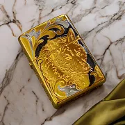 Сувенирная зажигалка Zippo "Вожак и стая" в подарок — фотография 1