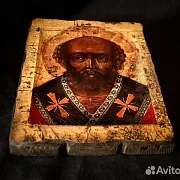 На память: Икона: Святой Николай Чудотворец +подставка — фотография 7