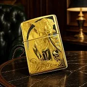 Сувенирная зажигалка Zippo "Тигр" №5 — оригинальный подарок — фотография 1