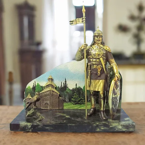 Композиция «Русь изначальная» (Витязь) из бронзы — оригинальный подарок
