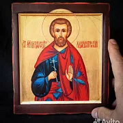 Икона " Святой Феодот (Богдан) Адрианопольский" — оригинальный подарок — фотография 1