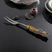 На память: Вилка для мяса "Окунь" — фотография 1