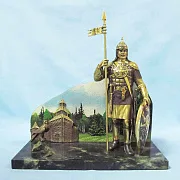 Композиция «Русь изначальная» (Витязь) из бронзы — оригинальный подарок — фотография 2