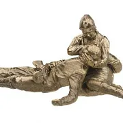 Бронзовый набор солдатиков «Советские санитары», 5 шт., 1:35 — красивый подарок — фотография 4