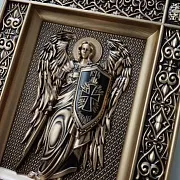 Резная Икона Архангел Михаил — красивый подарок — фотография 10