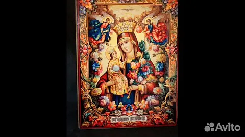 Икона Божией матери Неувядаемый Цвет — необычный подарок