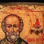 Святой Николай Угодник". Икона — оригинальный подарок — фотография 6