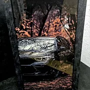 Нарды под стеклом «BMW X5» — красивый подарок — фотография 1