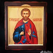 Икона " Святой Феодот (Богдан) Адрианопольский" — оригинальный подарок — фотография 5