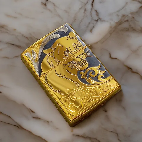 Зажигалка Zippo с гравировкой "Пантера" №2 — оригинальный подарок