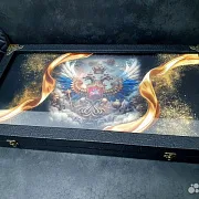 Нарды под стеклом «Великая Держава» — красивый подарок — фотография 4