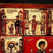 Икона Чудо Георгия о змие (с клеймами) — необычный подарок — фотография 3