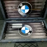 Подарочные нарды под стеклом «BMW» — фотография 6