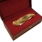 На память: Складной нож «Пара волков» №2 — фотография 7