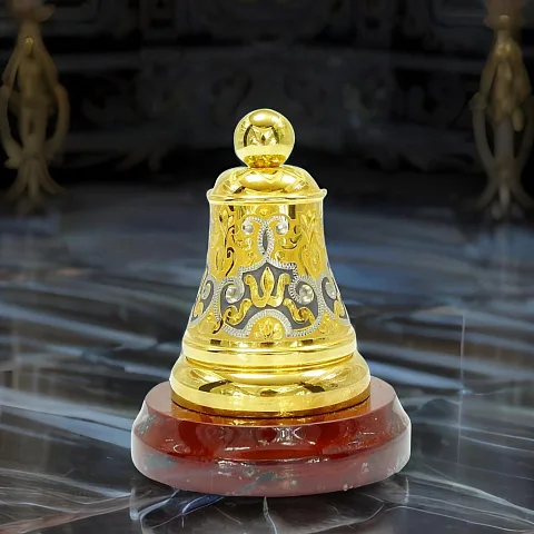 Колокольчик «Узорный» на яшме. Златоуст — красивый подарок
